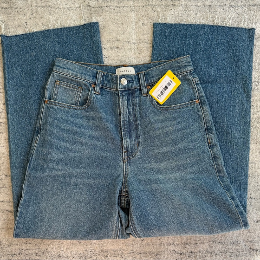 Pacsun High Waist Wide Leg Jeans Sz 26 NWT
